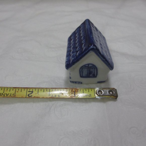 Dog House Miniature Animals Delft Blue Ceramic - Picture 10 of 11